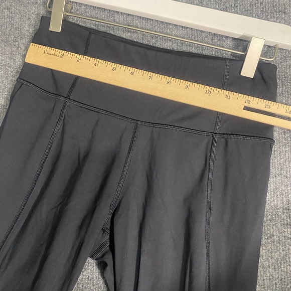 Athleta Leggings Small Black High Rise 7/8 Mesh Stretch Athleisure - Picture 9 of 15